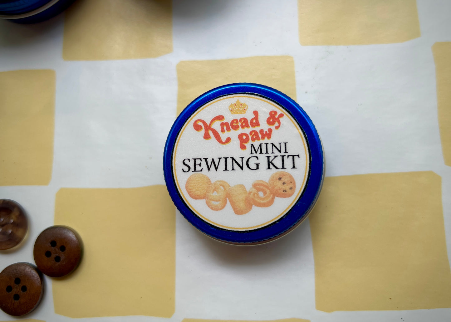 Cookie Tin Mini Sewing Kit