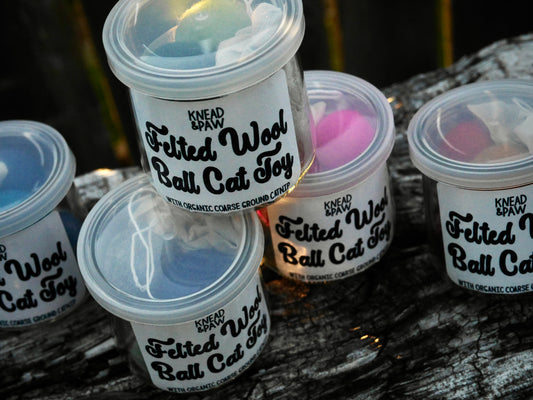 Felted Wool Ball Cat Toy