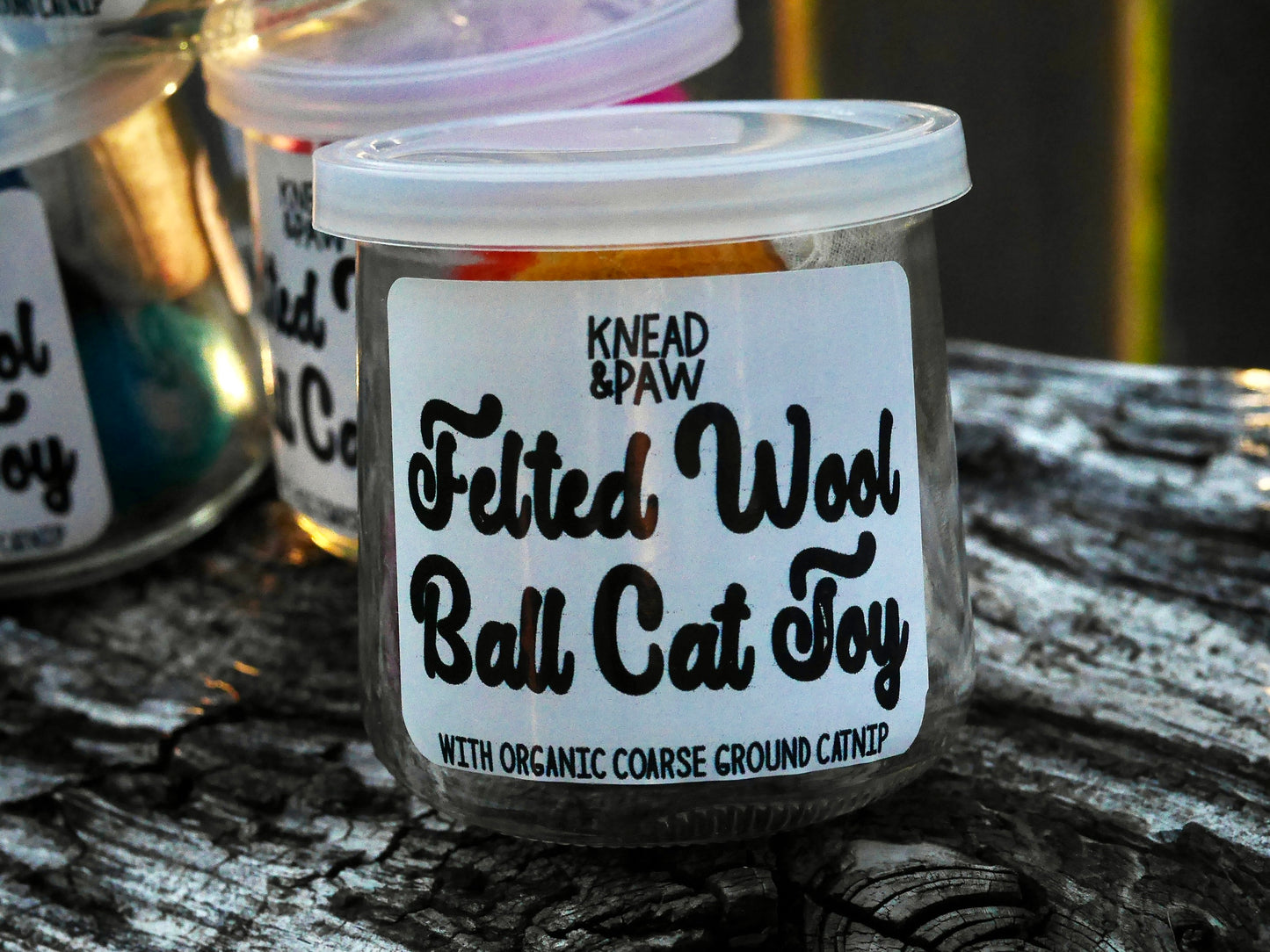 Felted Wool Ball Cat Toy