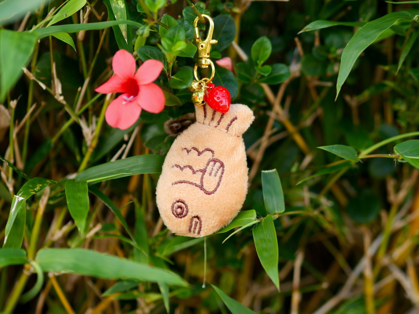 Strawberry Taiyaki Keychain