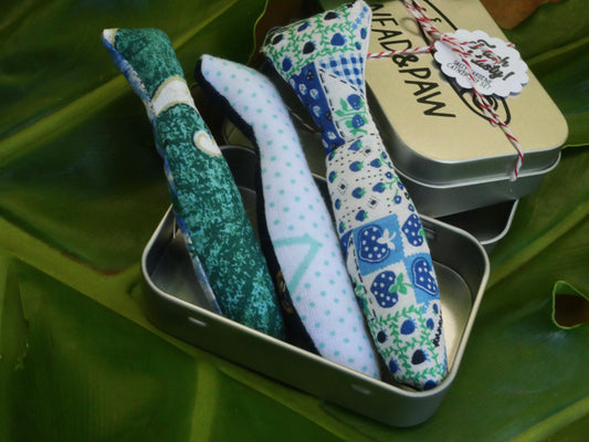 Salty Sardine Catnip Toy Set