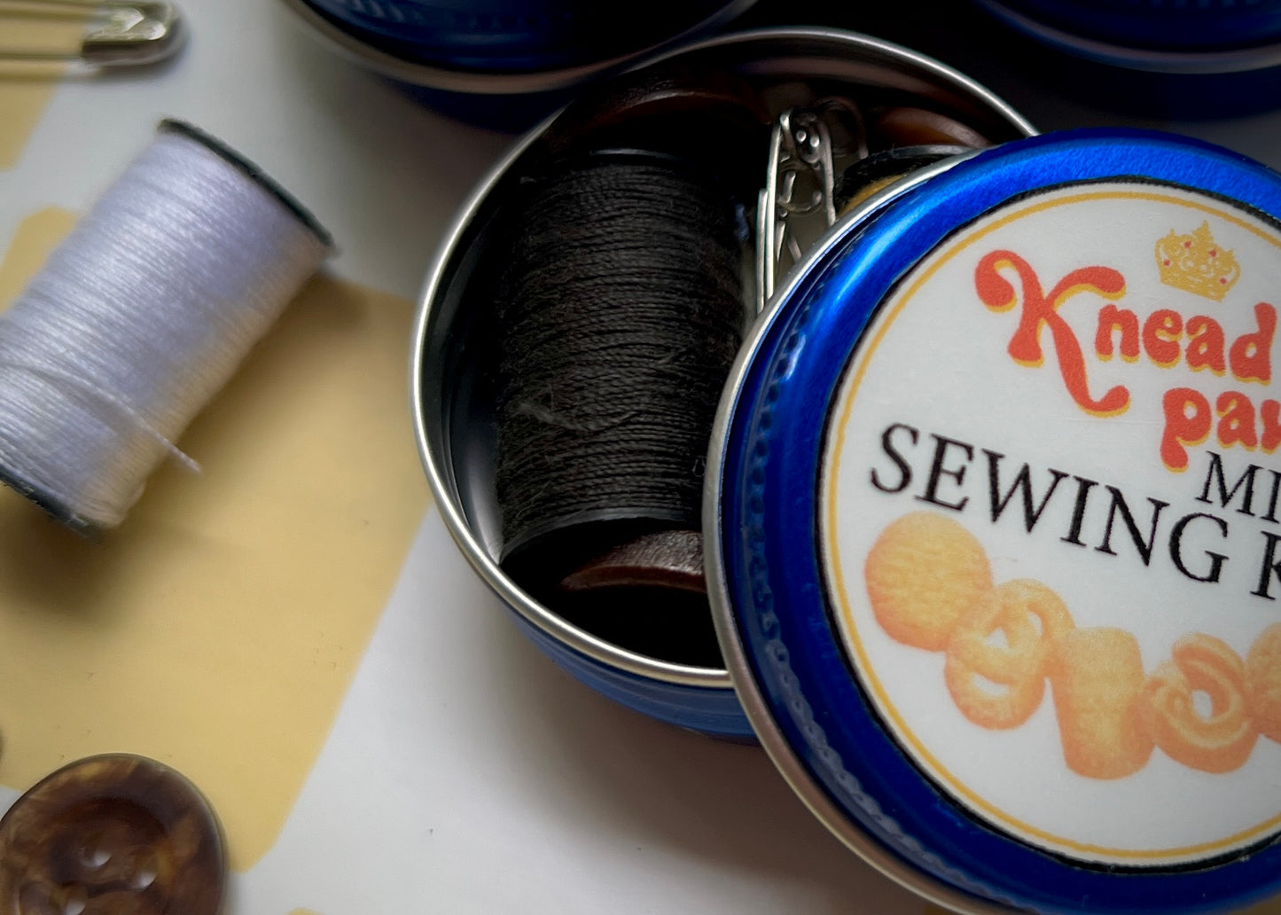Cookie Tin Mini Sewing Kit